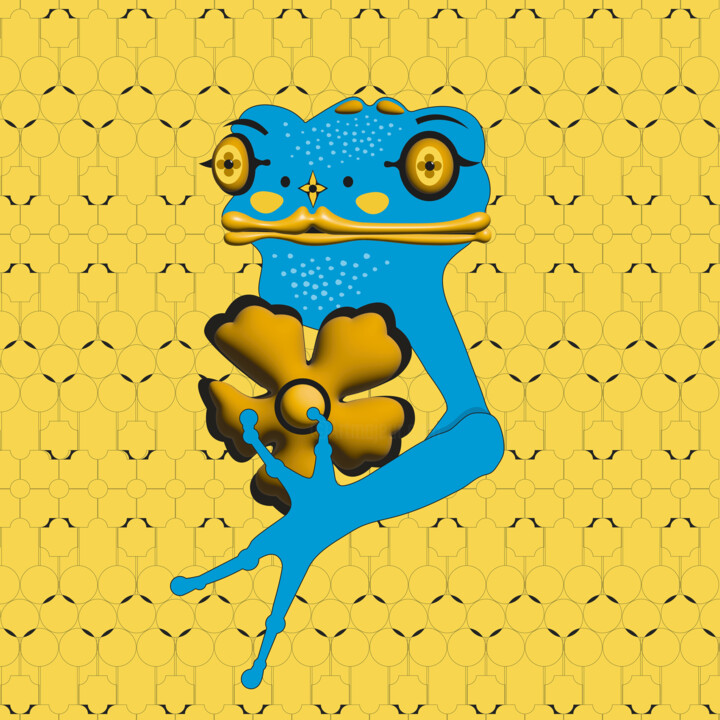 Frog Mrs. 34 数字艺术