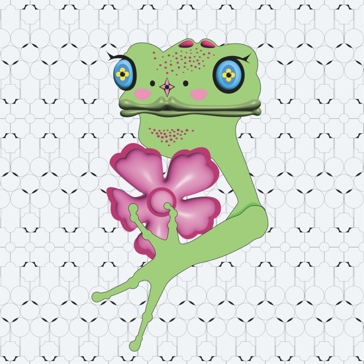 Frog Mrs. 41 数字艺术