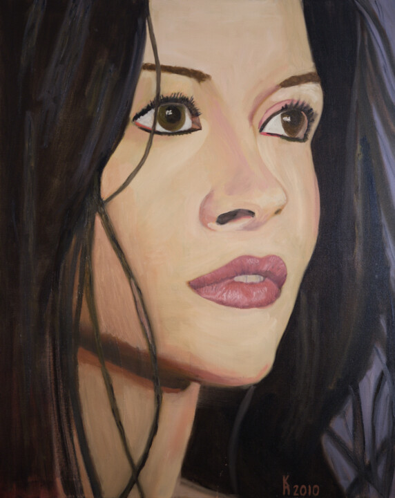 Pintura titulada "Catherine Zeta-Jones" por The Hammer, Obra de arte original, Oleo