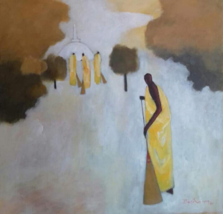 Clarity in Mind - The Meaning of Life 绘画, 22x22 in