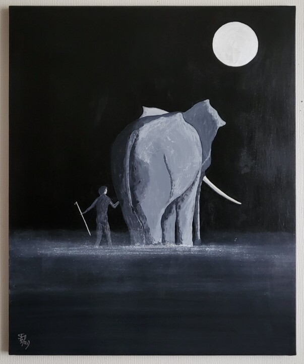 Le Passage 绘画, 31.9x25.6 in