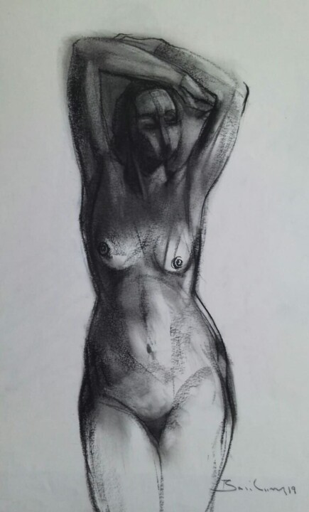 Solitude - Untouched Beauty 绘画, 17x12 in
