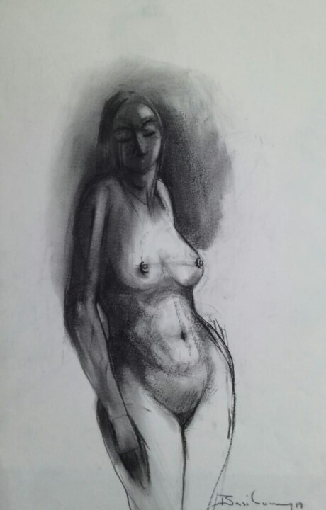 Solitude - Disappointment 绘画, 17x12 in