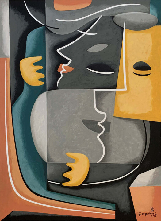 GIVE ME YOUR LOVE 绘画, 43.3x31.5 in