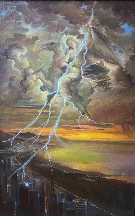 Апокалипсис 绘画, 35.4x23.6 in