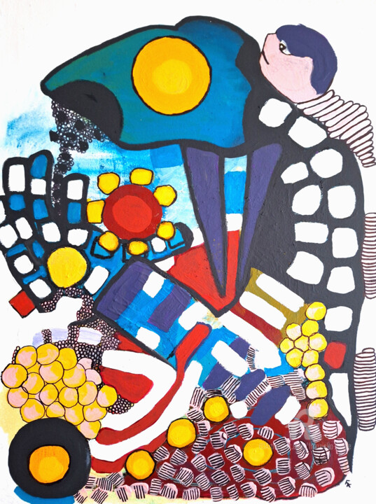 HDF 1 - Variante 2 Painting, 31.5x23.6 in