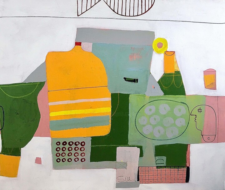 Pintura intitulada "ORTI" por Marcello Scarselli, Obras de arte originais, Acrílico