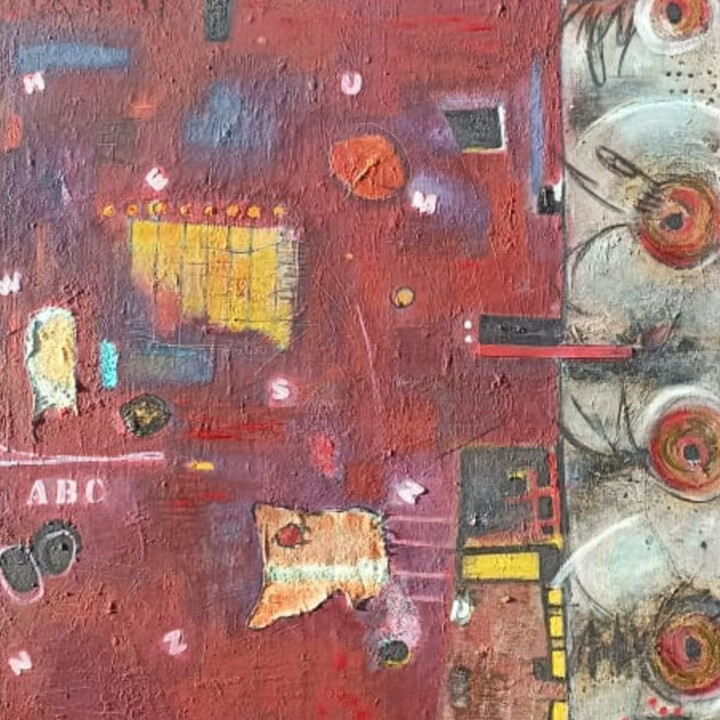 绘画,  39.4x39.4 in 