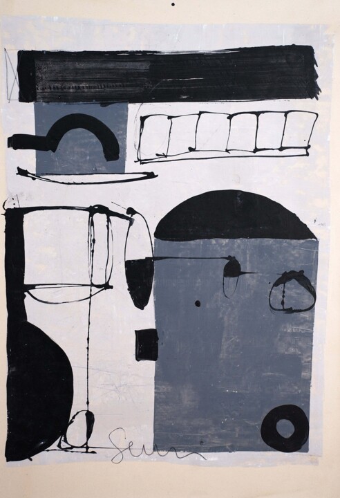 Pintura intitulada "PARCHEGGI" por Marcello Scarselli, Obras de arte originais, Acrílico