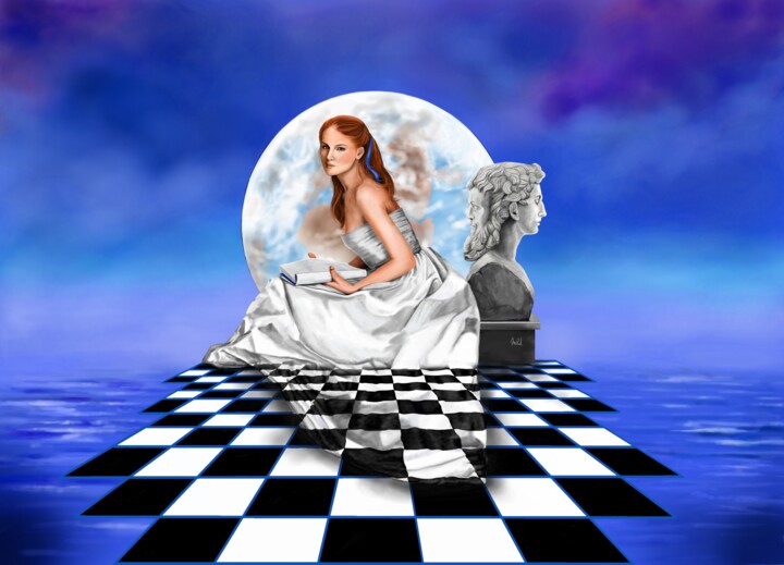 Femme et Janus 数字艺术
