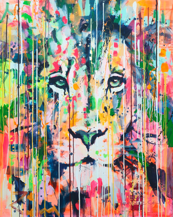 Courage 绘画, 59.1x47.2 in