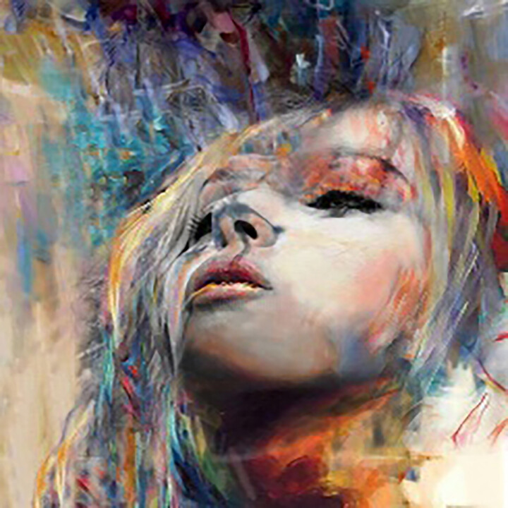 Saturday Pittura, 18x18 in