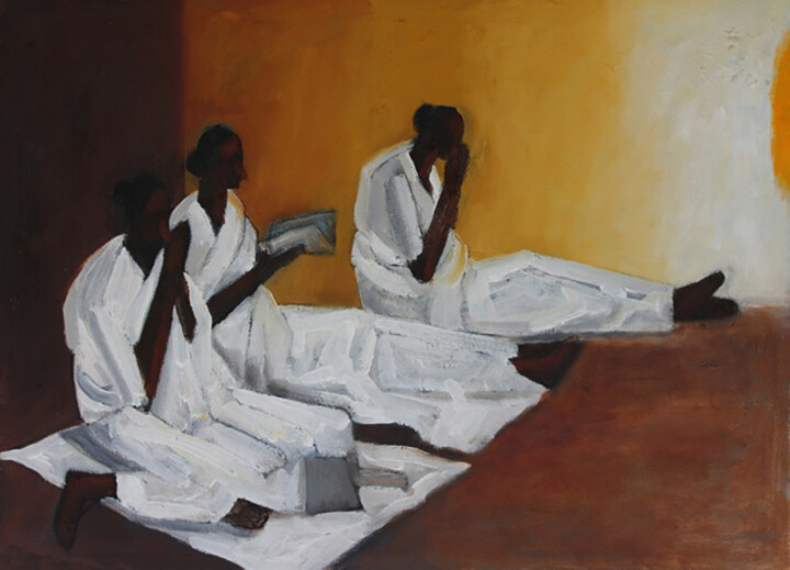 Religious Observance - Worship Pittura, 19x24 in