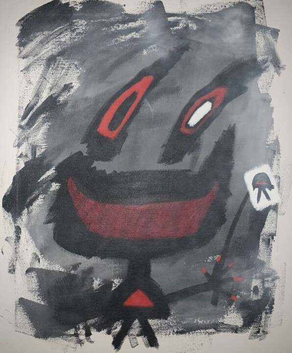 POLTERGEIST 绘画, 21.7x18.1 in
