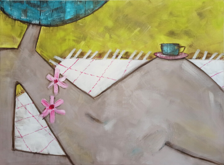 Picknick 绘画, 23.6x31.5 in