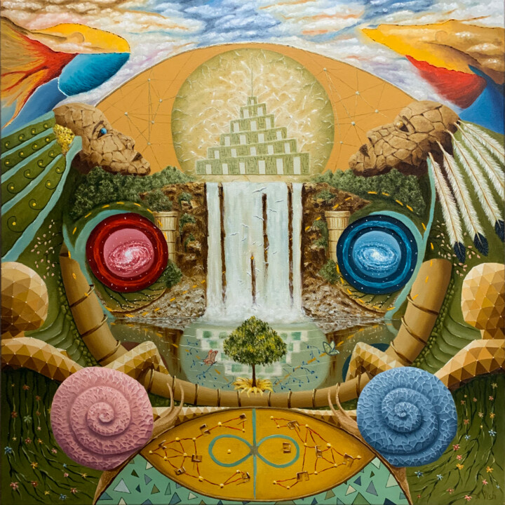 绘画,  35.4x35.4 in 