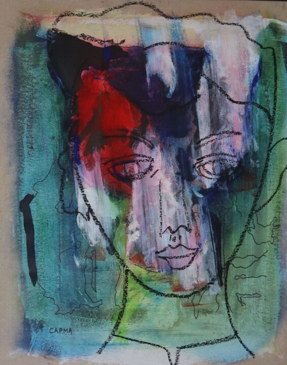 Traboule 15 绘画, 14.6x11.8 in