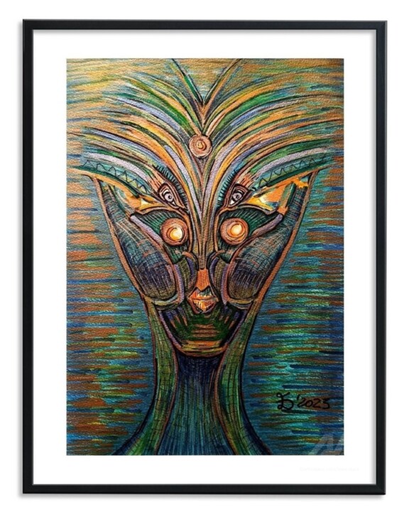 Wild Creature 绘画, 11.7x8.3 in