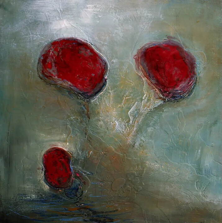 Pittura intitolato "Boom" da Annette Wyrick-Solari, Opera d'arte originale, Acrilico Montato su artwork_cat.