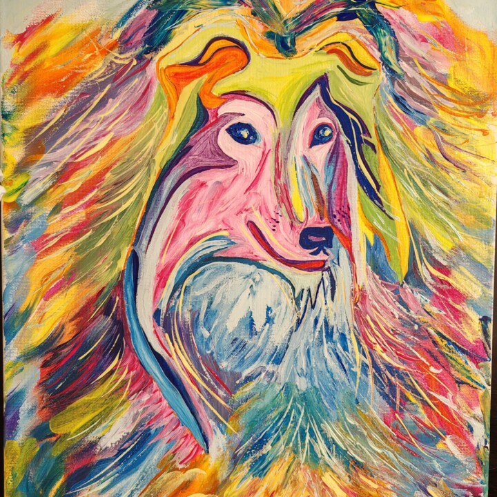 Sam 绘画, 15.8x15.8 in