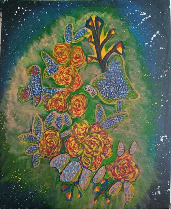 Букет Андромеды 绘画, 19.7x15.8 in