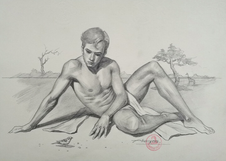 图画,  7.5x10.6 in 
