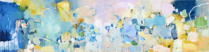 绘画,  19.7x78.7 in 