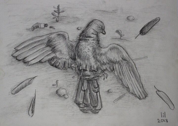 Nahodka Drawing, 11.7x16.5 in