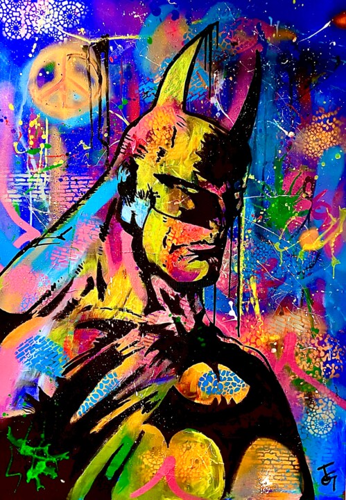 THE COLORS KNIGHT 绘画, 45.7x31.9 in