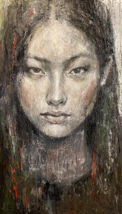BIRCH #31 绘画, 27.6x15.8 in