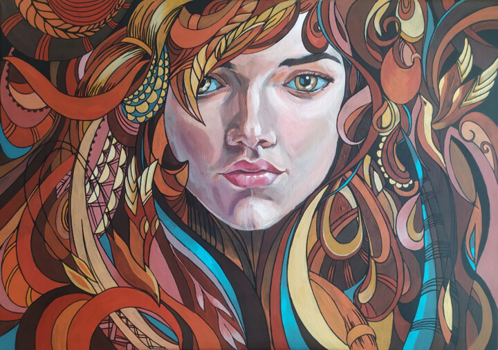 绘画,  19.7x27.6 in 