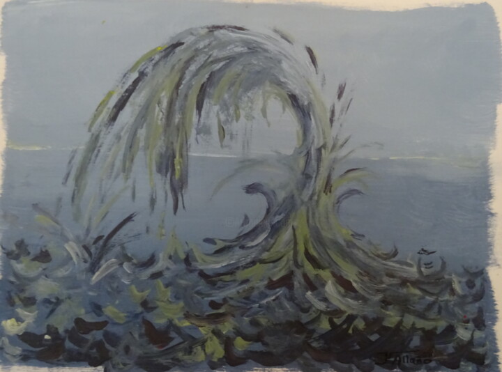 Peinture intitulée "Ressac" par Jeanpierre Allano, Œuvre d'art originale, Acrylique