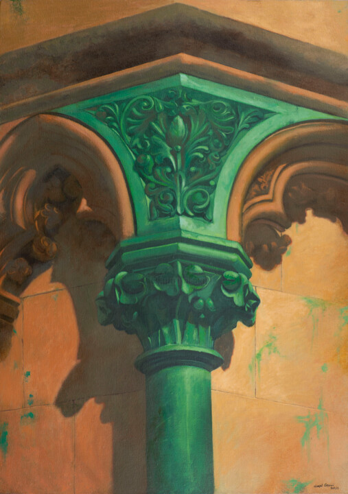 Capitel Verde 绘画, 36.2x25.6 in