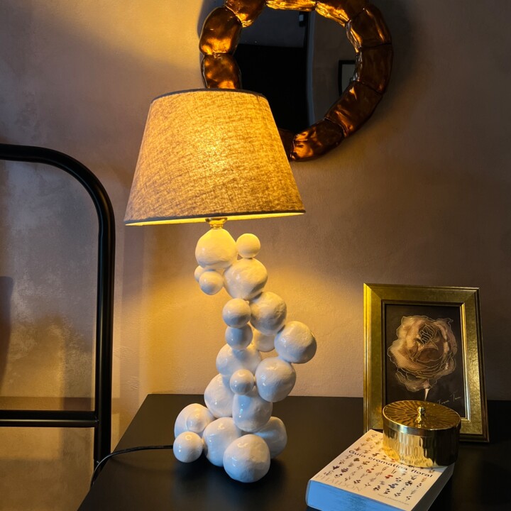 Arty "Balance" Table Lamp Sphere Original 设计, 20.1x7.5 in