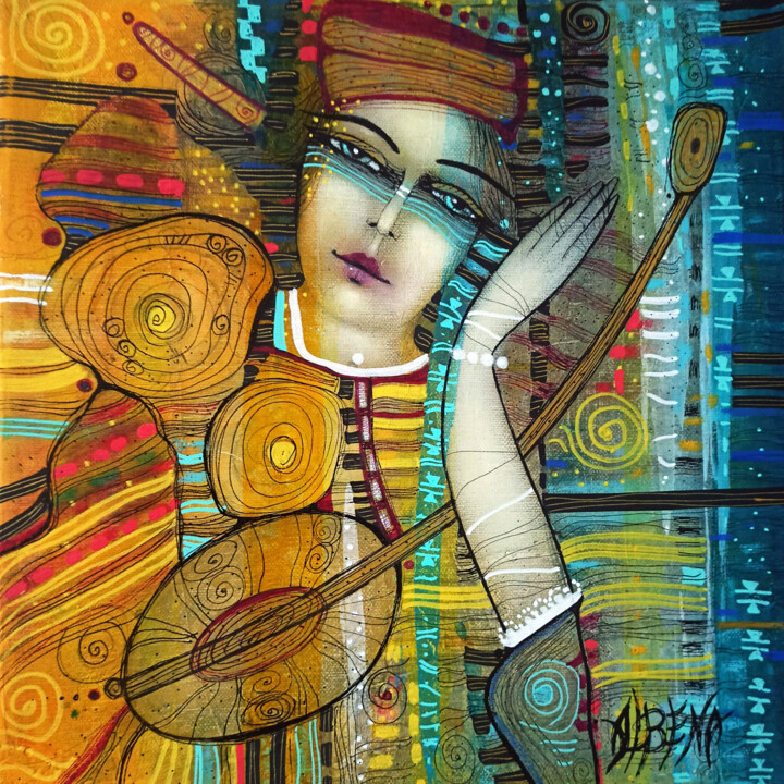 Rêves de Japon 绘画, 11.8x11.8 in