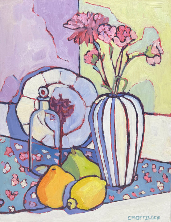 Signs of Spring 绘画, 12x9 in