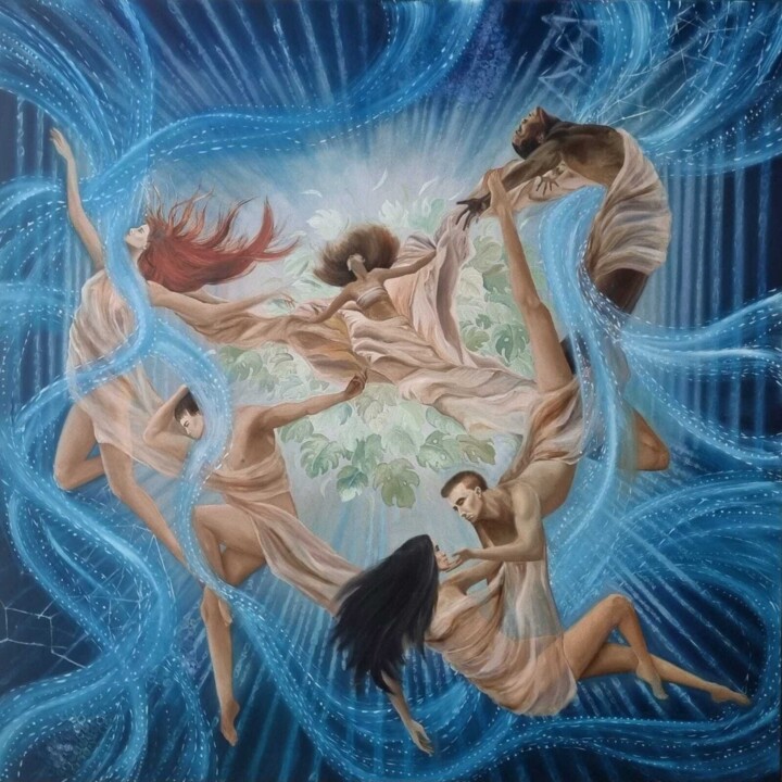 绘画,  39.4x39.4 in 