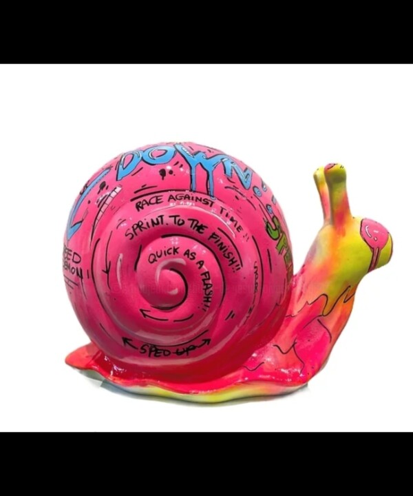 Sculptuur getiteld "SLak POPART" door Art Hugo, Origineel Kunstwerk, Acryl