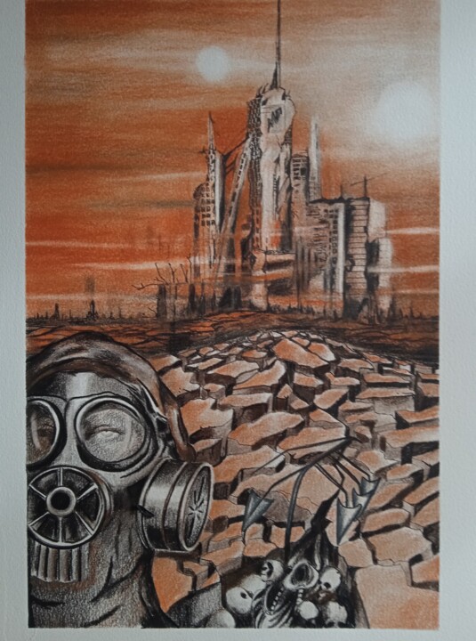 Le crépuscule de Darwin 2022 图画, 19.7x15.8 in