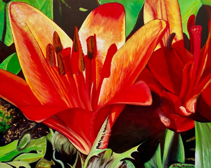 Bloom One 绘画, 31.5x39.4 in