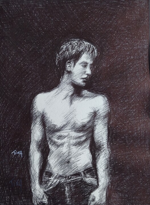 Masculin 2 Disegno, 15,8x11,8 in