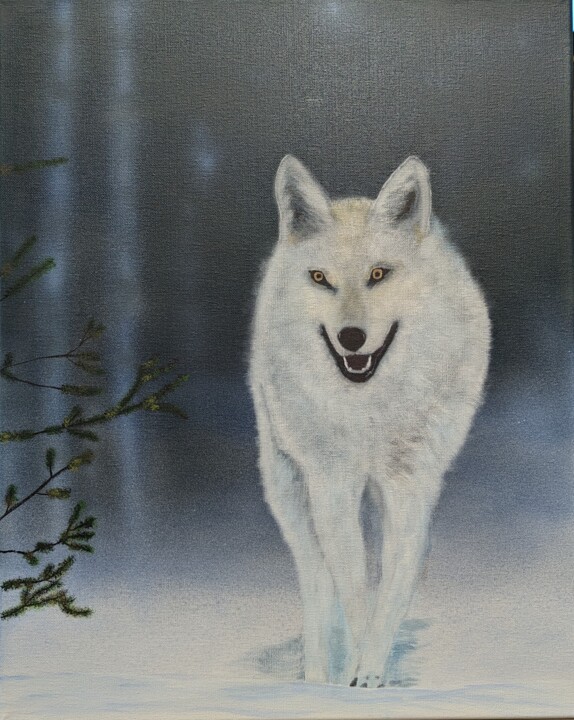 Loups 绘画, 19.7x15.8 in