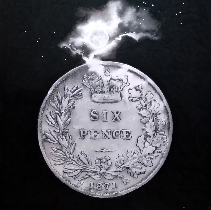 The Moon and Sixpence 图画, 19.7x19.7 in