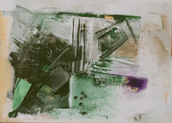 Malerei mit dem Titel "I tempi che durano 6" von Giovanni Primo Greco, Original-Kunstwerk, Acryl