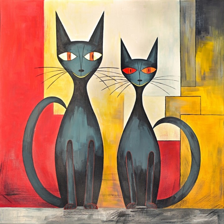 Jose y Maria Pittura, 23,6x23,6 in