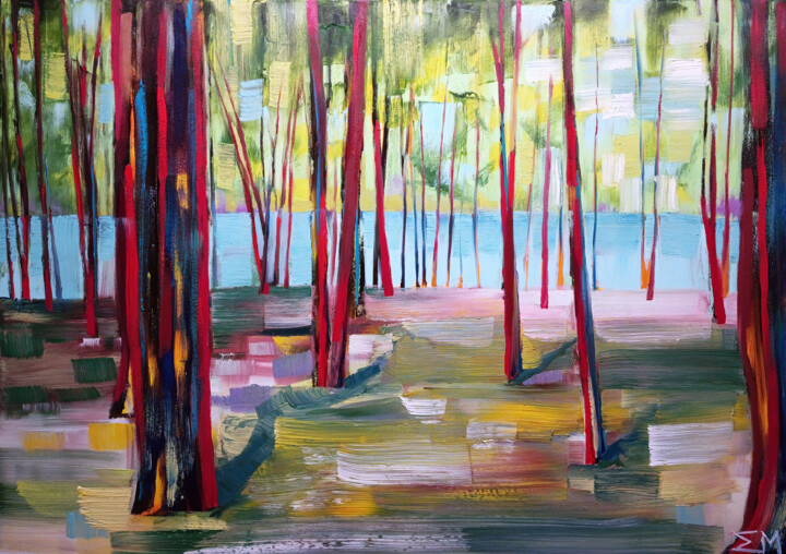 Back to Nature nr.4 绘画, 27.6x39.4 in