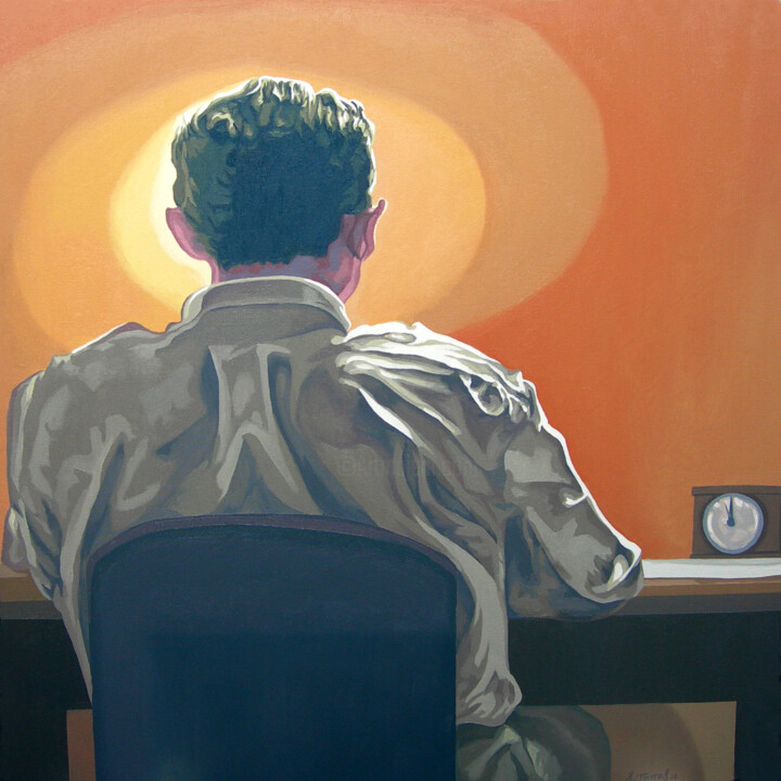 Iluminación. 绘画, 31.5x31.5 in