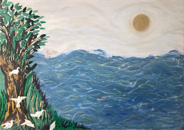 绘画,  19.7x27.6 in 