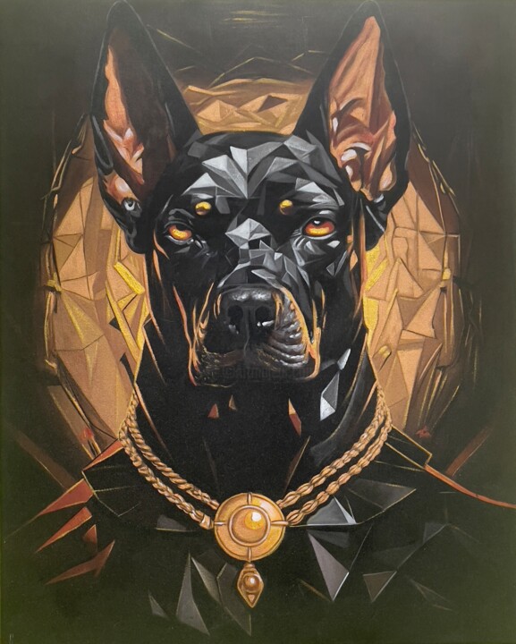 Guardian of the Golden Dawn 绘画, 39.4x31.5 in