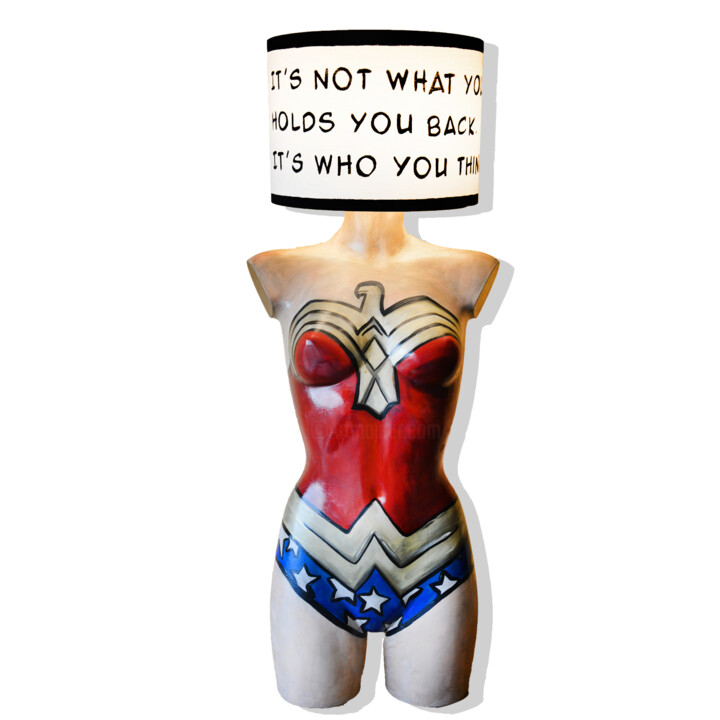 Wonder Woman - Light Sculpture 雕塑, 39.4x15.8 in